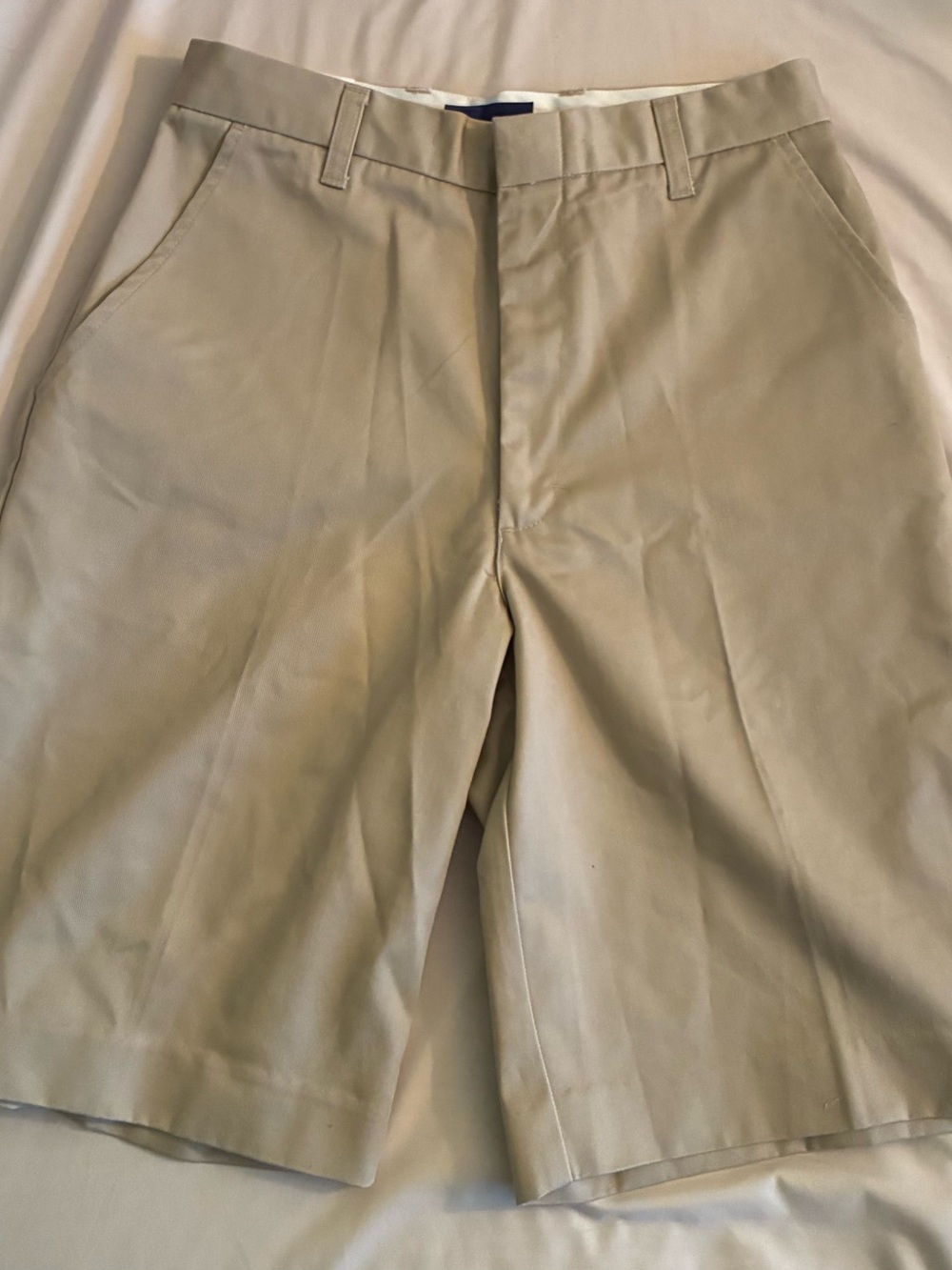 Men's Uniform Tan Cargo Shorts